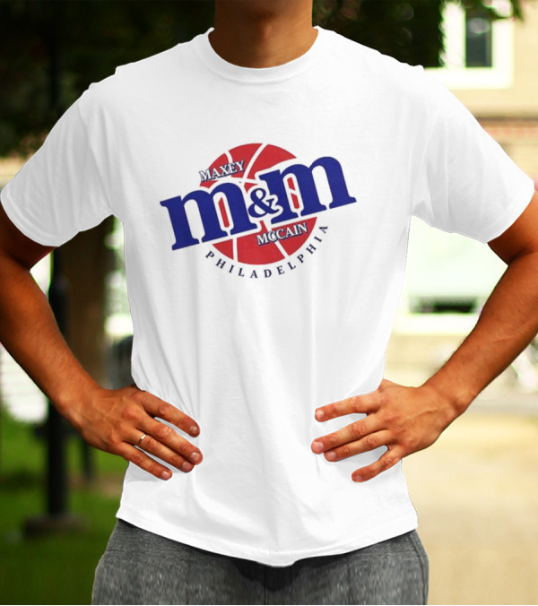 Maxey Mccain M&M Basketball Philadelphia T-Shirt