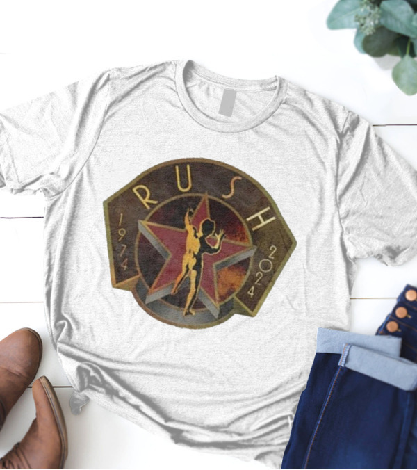 Rush Backstage R50 1974-2024 Deco Raglan Star Man T-Shirt