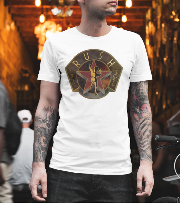 Rush Backstage R50 1974-2024 Deco Raglan Star Man T-Shirt