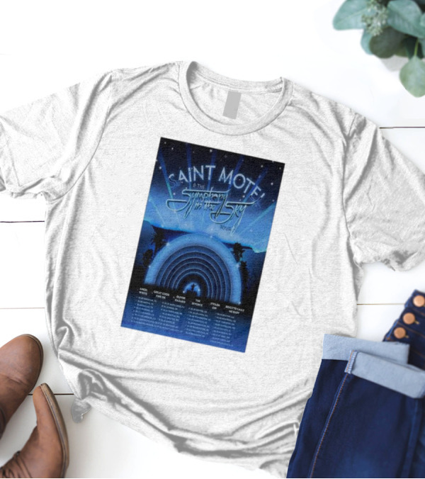 Saint Motel And The Symphony In The Sky Tour 2025 Angel Wintering Great Good Fine OK Oliver Hazard The Divorce Stephen Day Bridget Calls Me Baby T-Shirt