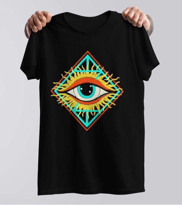 Diamond Eye Zingara Sunburst Geometric T-Shirt