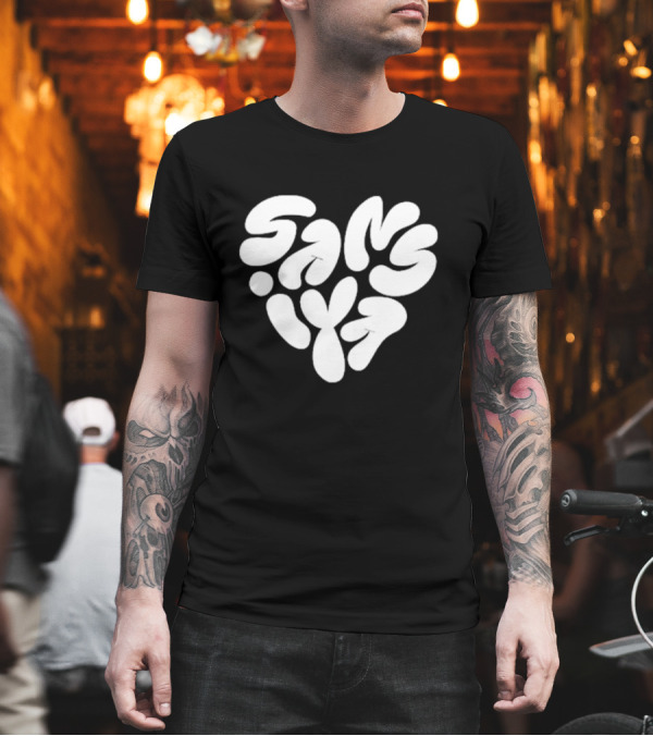 Thegrefg Saiyans Heart Logo Design Corazón Saiyans V.2 T-Shirt