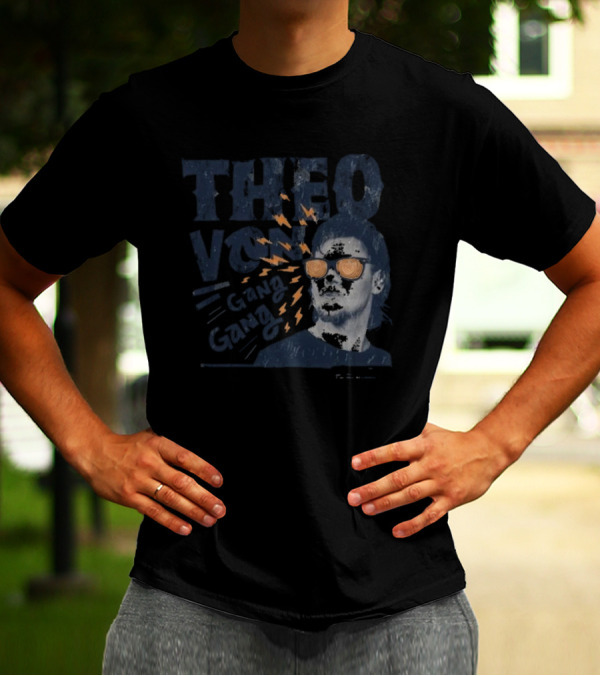 Theo Von Gang Gang Hypno Lightning Glasses T-Shirt