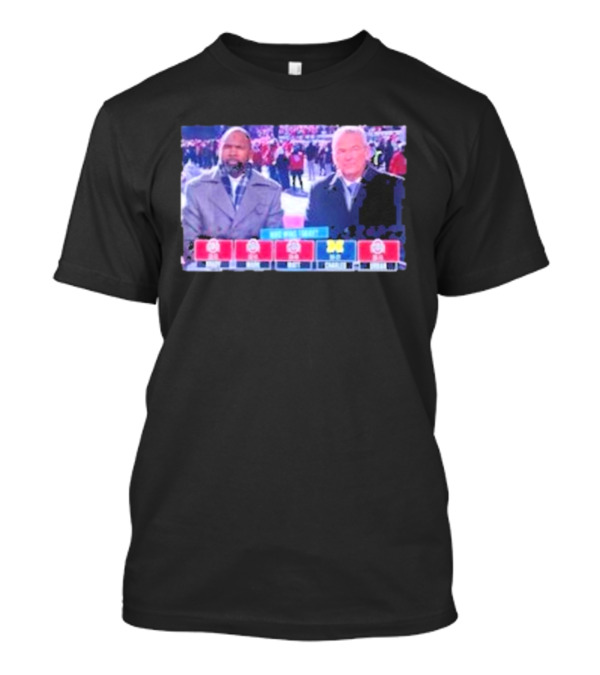 Woodson Who Win Today Michigan Vs Ohio State Sports Prediction Panel T-Shirt