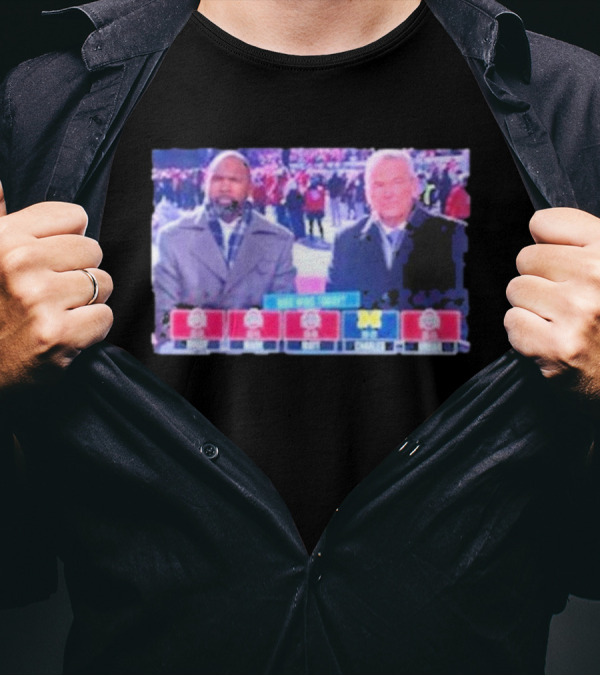 Woodson Who Win Today Michigan Vs Ohio State Sports Prediction Panel T-Shirt