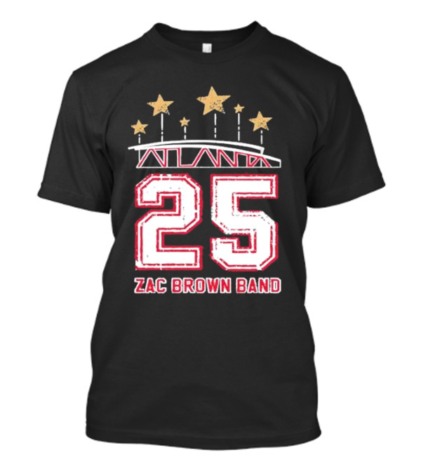 Zac Brown Band Atlanta New Year's Eve December 31 2024 Starry T-Shirt