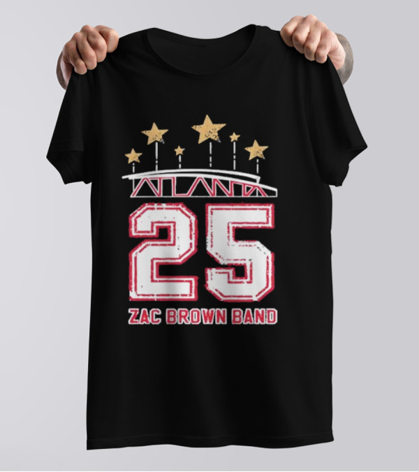 Zac Brown Band Atlanta New Year's Eve December 31 2024 Starry T-Shirt