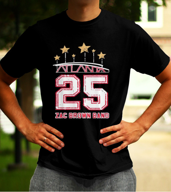 Zac Brown Band Atlanta New Year's Eve December 31 2024 Starry T-Shirt