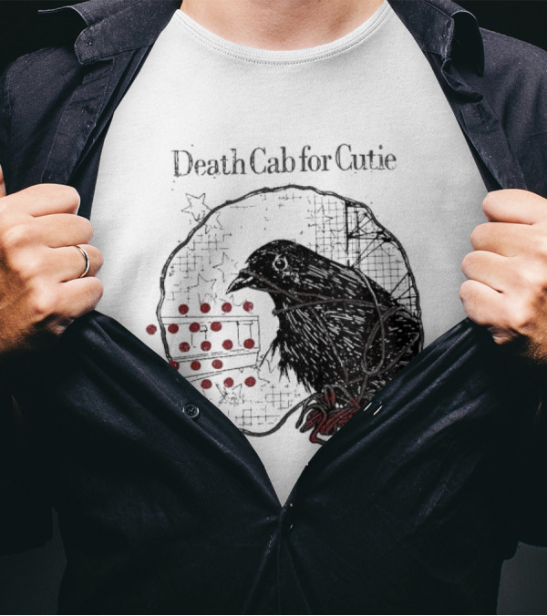Death Cab For Cutie Transatlanticism Tour Bird And Stars T-Shirt