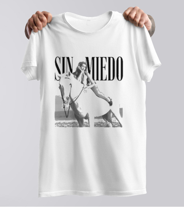 Sin Miedo Woman On Horse Equestrian T-Shirt