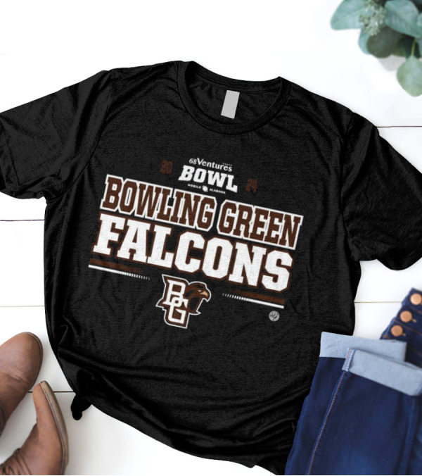 Bowling Green Falcons 2024 68 Ventures Bowl Mobile Alabama T-Shirt