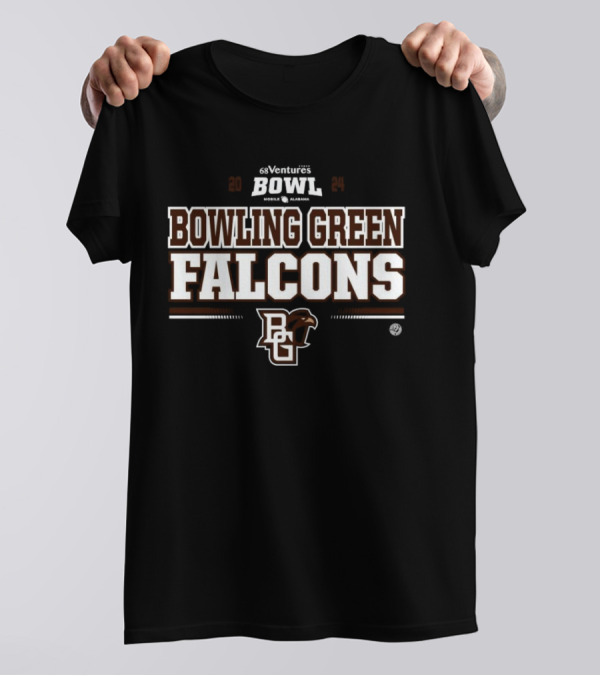 Bowling Green Falcons 2024 68 Ventures Bowl Mobile Alabama T-Shirt