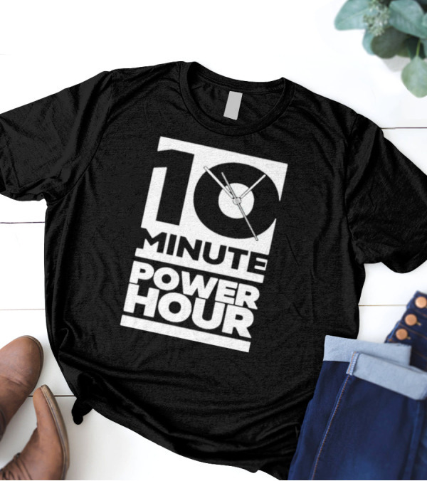 10 Minute Power Hour Clock Design Game Grumps T-Shirt