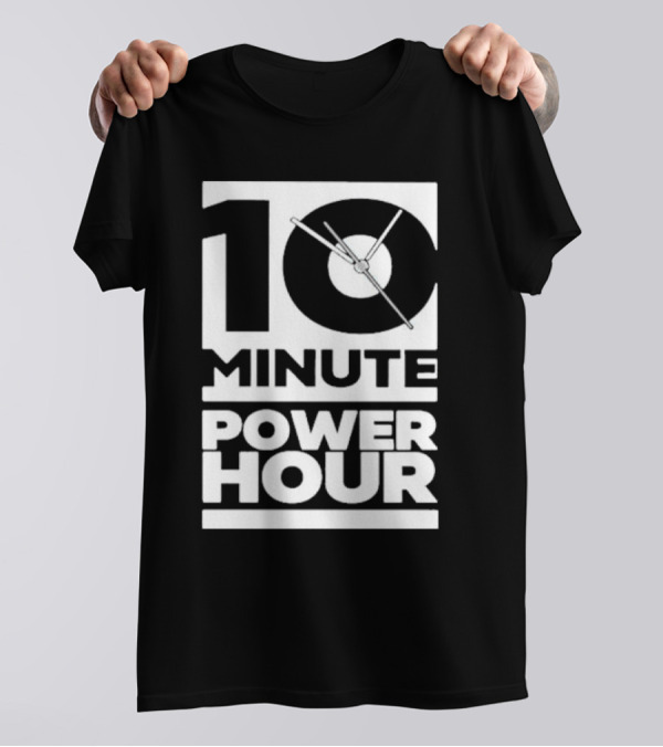 10 Minute Power Hour Clock Design Game Grumps T-Shirt