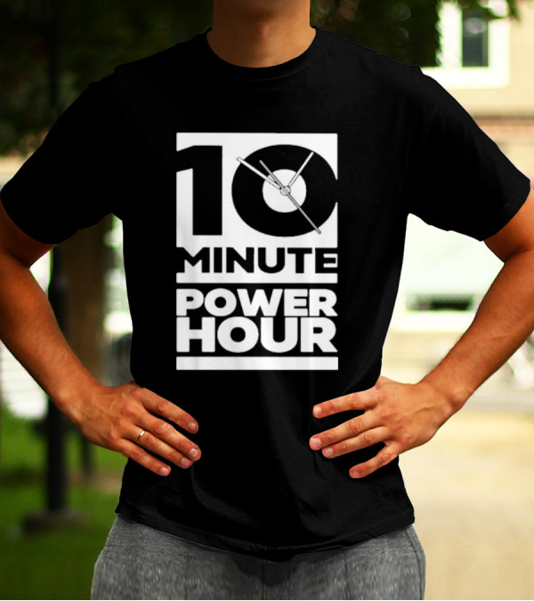 10 Minute Power Hour Clock Design Game Grumps T-Shirt