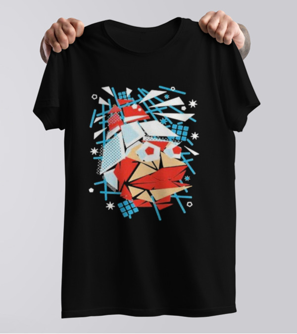 Gotcha 2024 Ape Escape Geometric Abstract T-Shirt