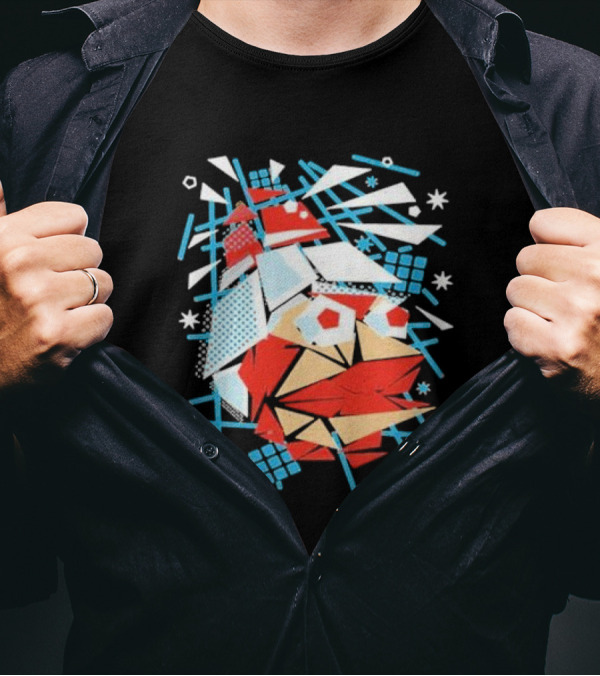 Gotcha 2024 Ape Escape Geometric Abstract T-Shirt