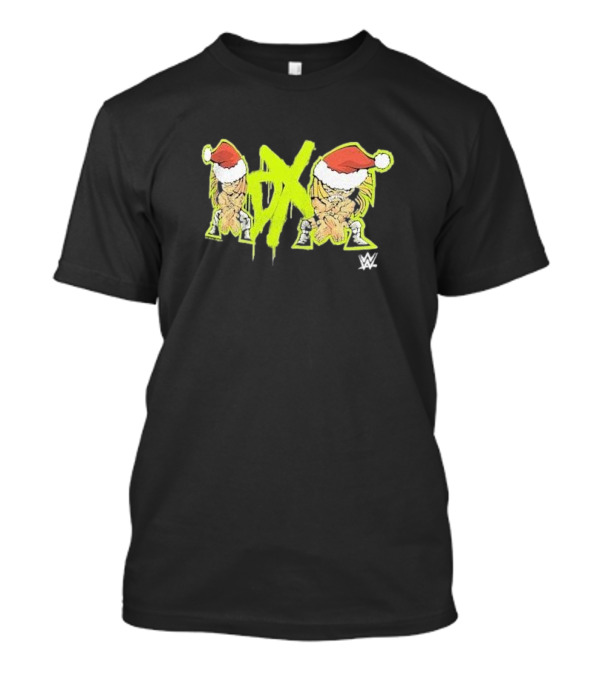 D-Generation X WWE DX Logo Santa Hats T-Shirt