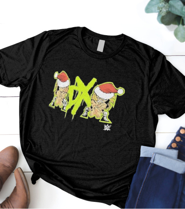 D-Generation X WWE DX Logo Santa Hats T-Shirt