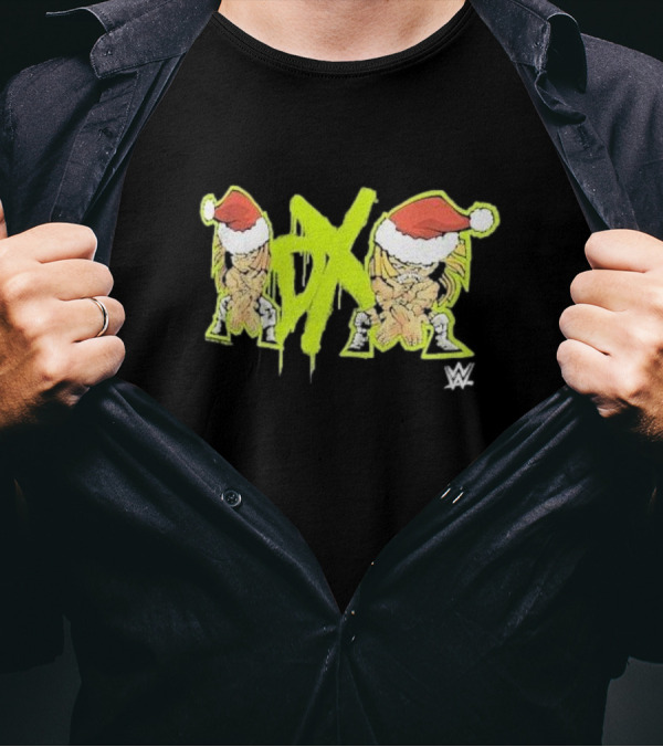 D-Generation X WWE DX Logo Santa Hats T-Shirt