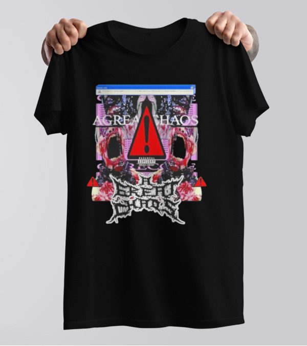 Ken Carson A Great Chaos Pink Error Warning T-Shirt