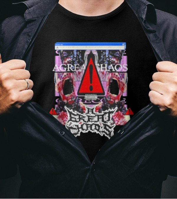 Ken Carson A Great Chaos Pink Error Warning T-Shirt