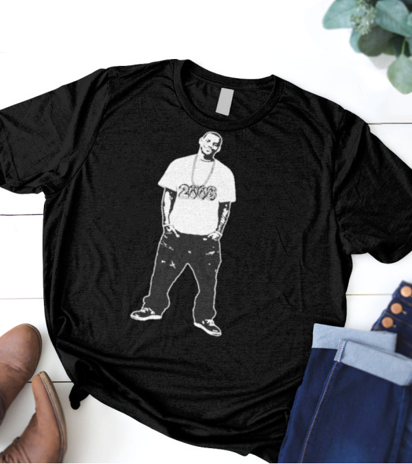 Le8ron 2008 Basketball Icon With 2008 Chain T-Shirt