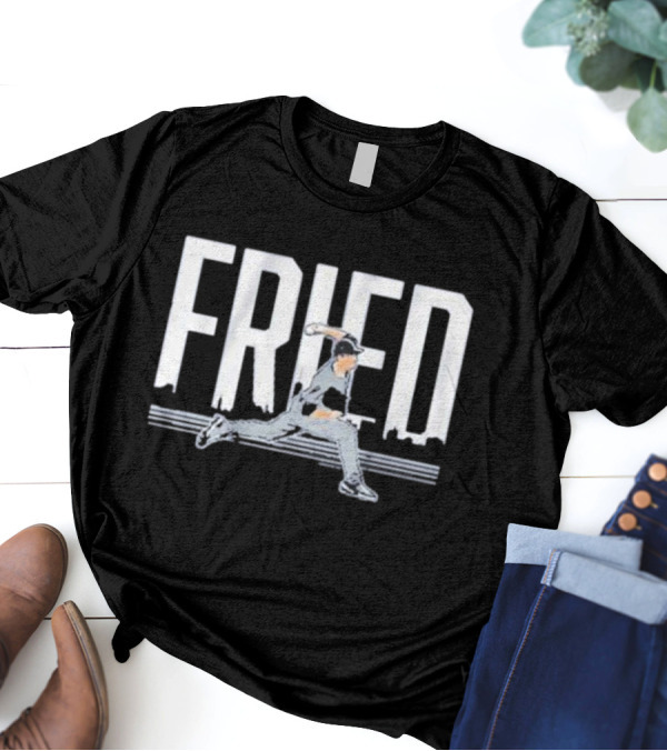Max Fried New York Baseball Pitcher Action T-Shirt