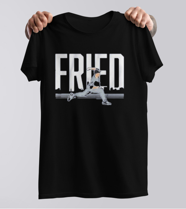 Max Fried New York Baseball Pitcher Action T-Shirt