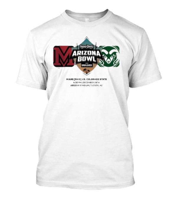 Snoop Dogg Arizona Bowl Miami Ohio Vs Colorado State December 28th 2024 Arizona Stadium Tucson T-Shirt