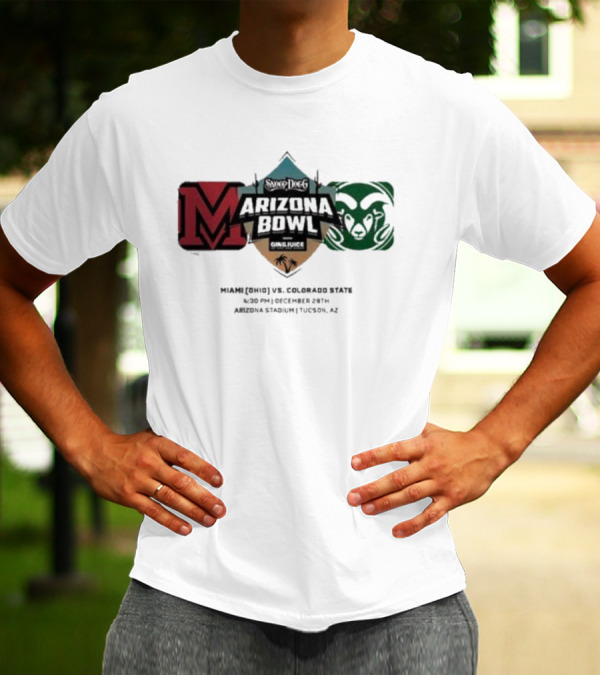 Snoop Dogg Arizona Bowl Miami Ohio Vs Colorado State December 28th 2024 Arizona Stadium Tucson T-Shirt