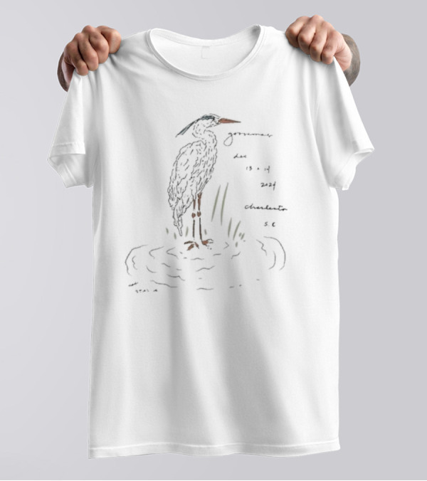 Goose The Band December 13-14 2024 Charleston South Carolina Featuring Heron T-Shirt