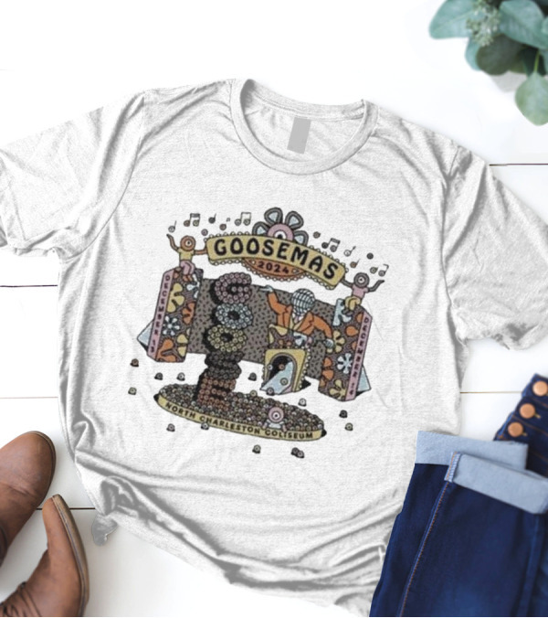Goosemas 2024 North Charleston Coliseum December 13-14 Music Notes And Decor T-Shirt