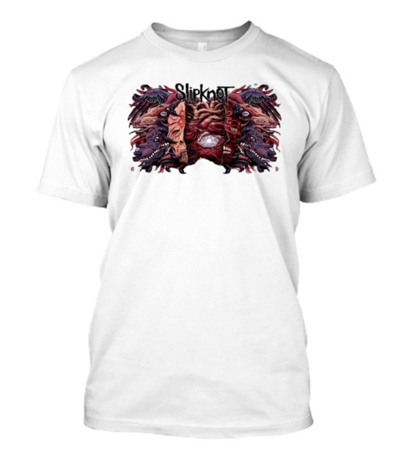Slipknot Dec 12 2024 Accor Arena Paris France Event Cryptic Beast T-Shirt