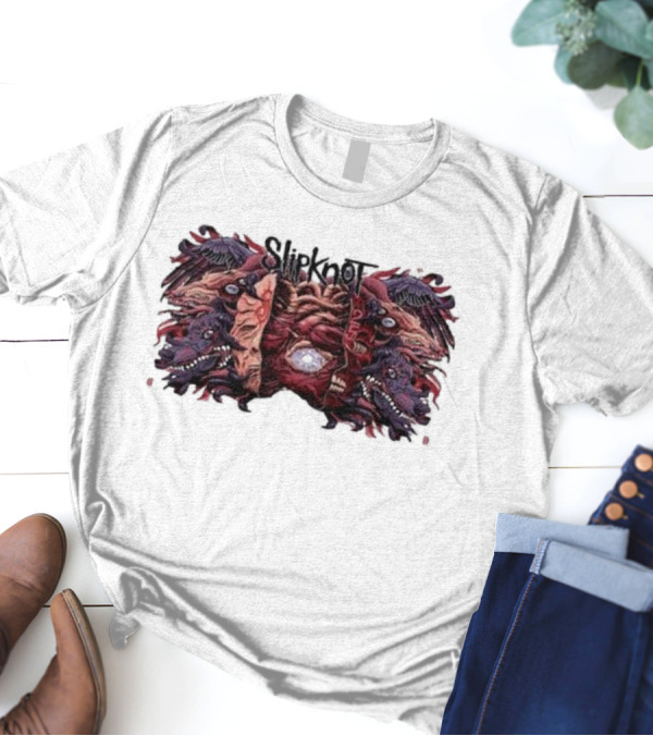 Slipknot Dec 12 2024 Accor Arena Paris France Event Cryptic Beast T-Shirt