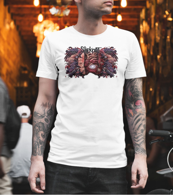 Slipknot Dec 12 2024 Accor Arena Paris France Event Cryptic Beast T-Shirt