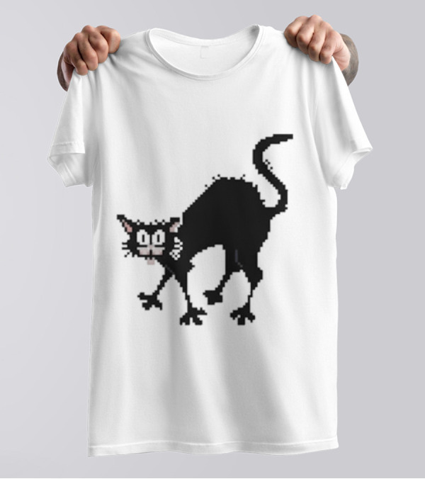 Tom Ward 8 Bit Pixel Art Tom Cat T-Shirt