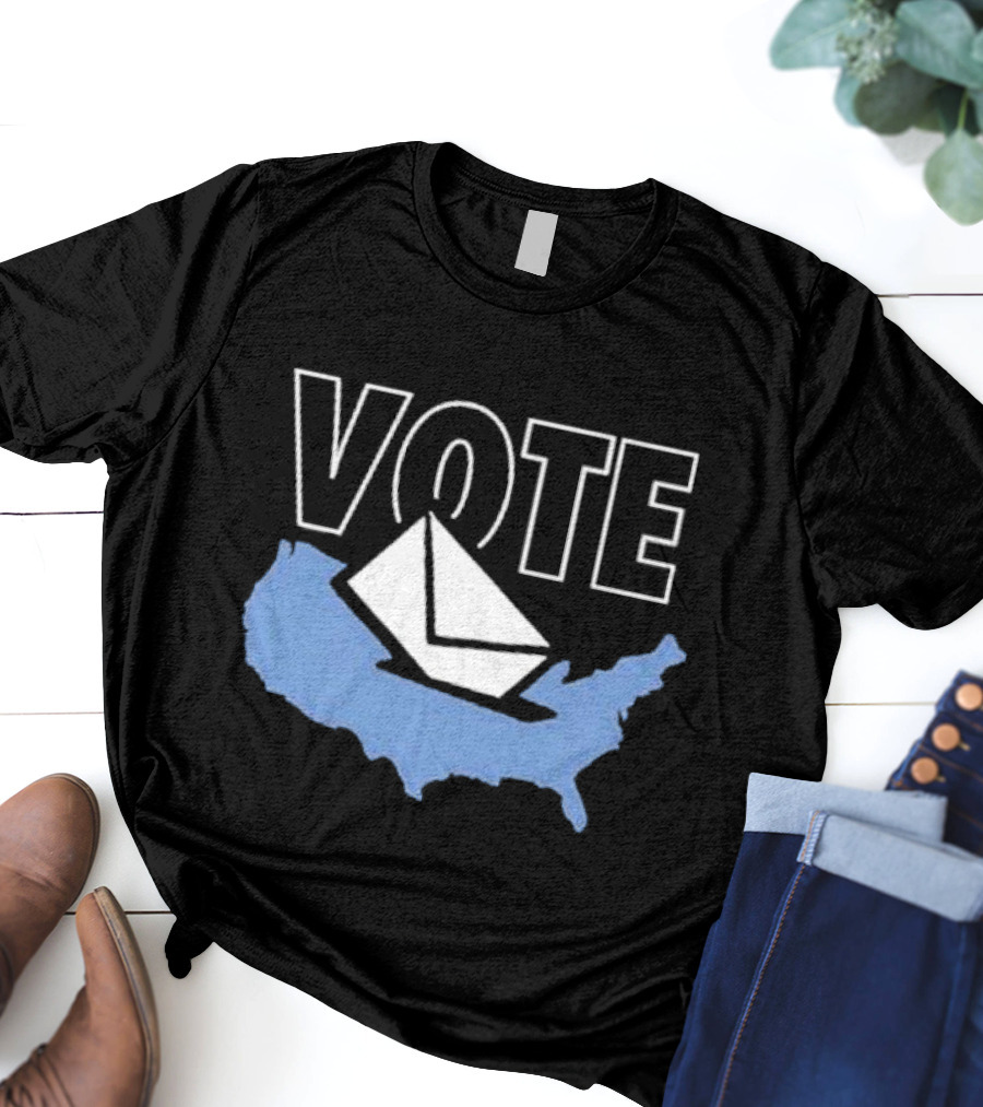 Vote Envelope Map T-Shirt