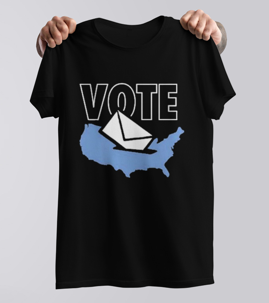 Vote Envelope Map T-Shirt