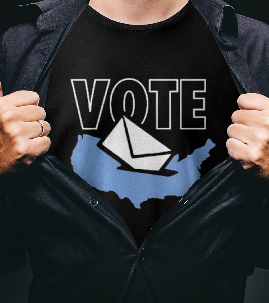 Vote Envelope Map T-Shirt