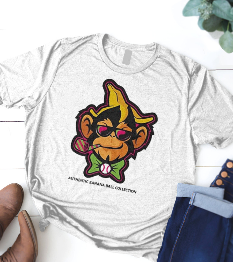 Party Animals Banana Ball Collection With Sunglasses And Pipe T-Shirt