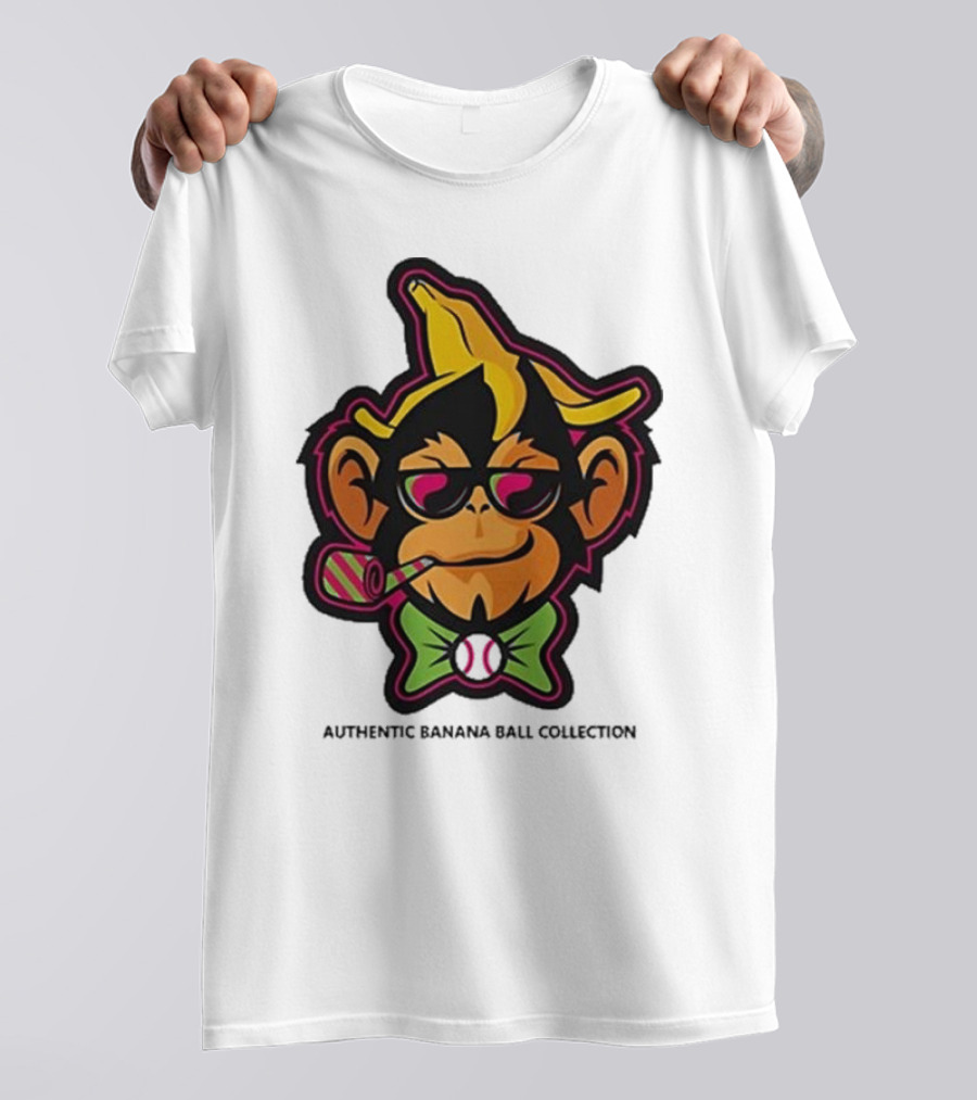 Party Animals Banana Ball Collection With Sunglasses And Pipe T-Shirt