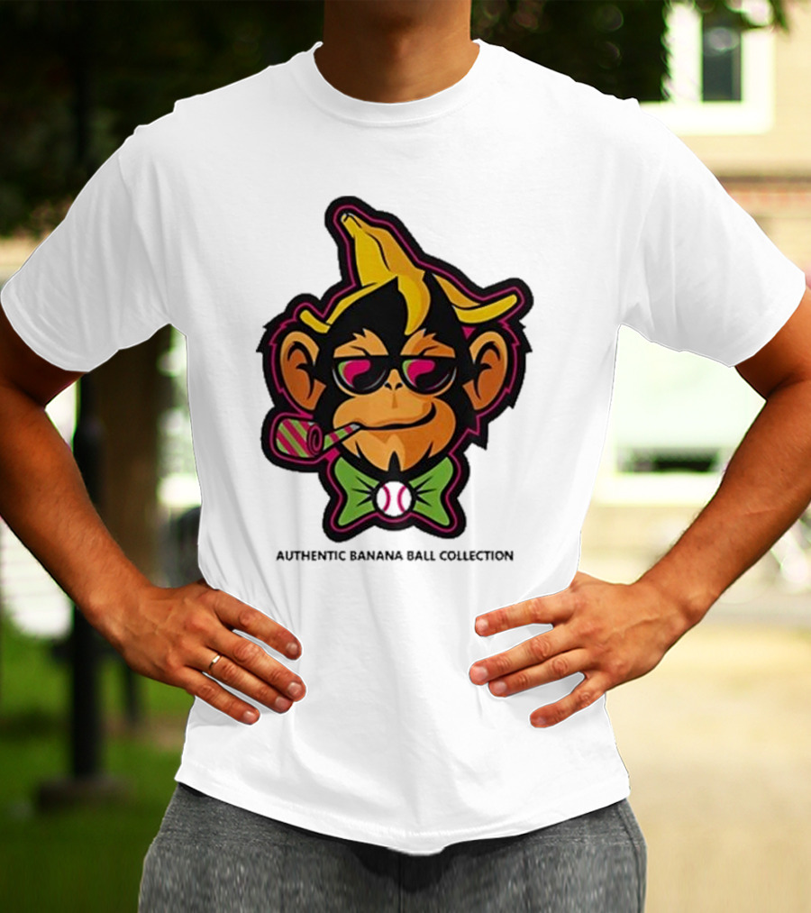 Party Animals Banana Ball Collection With Sunglasses And Pipe T-Shirt