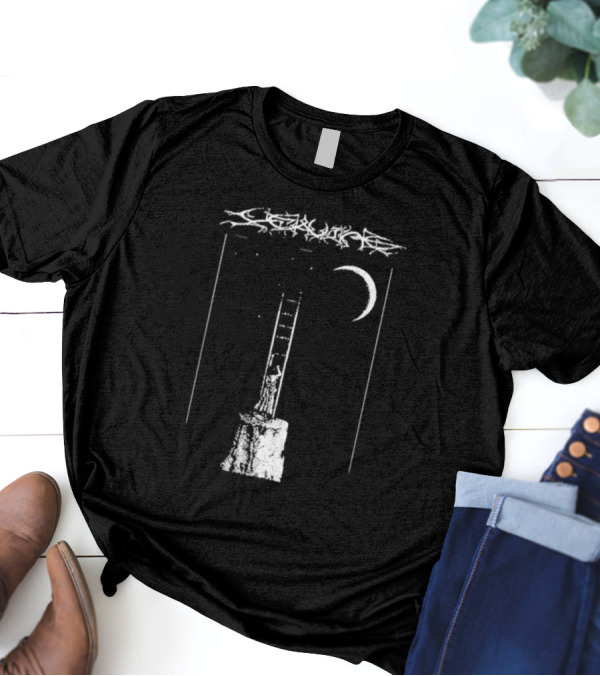 De Leaving Gildan Softstyle Ladder To Crescent Moon T-Shirt