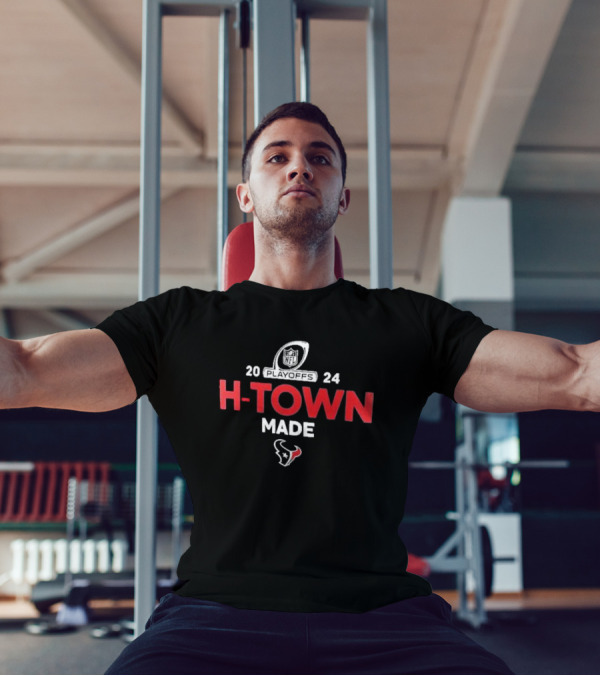 Houston Texans H-Town Made 2024 NFL Playoffs T-Shirt