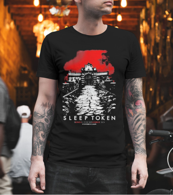Sleep Token Glasgow 25th November 2024 Event T-Shirt
