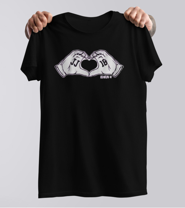 JJ 18 Heart Hands NFLPA T-Shirt
