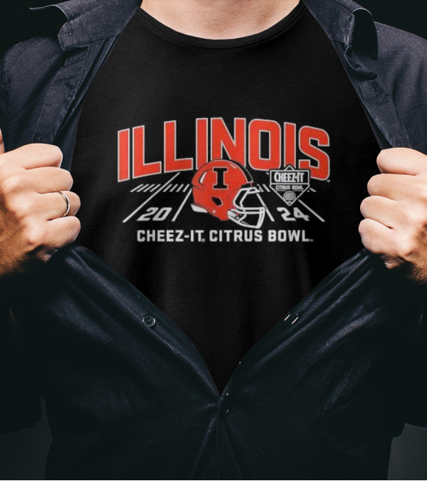 Illinois Fighting Illini Cheez-It Citrus Bowl 2024 Football T-Shirt