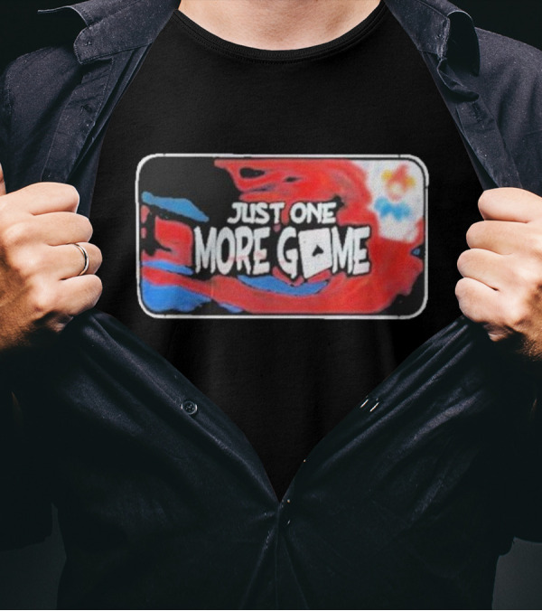 Just One More Game Balatro Must Have Balatro Play Icon T-Shirt