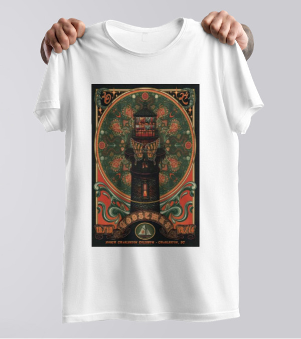 Goosemas North Charleston Coliseum Charleston SC 12/13 12/14 Tour T-Shirt
